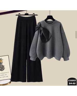 ЖЕНСКИЙ КОСТЮМ ДВОЙКА ТКАНЬ ТРЕХНИТКА НА ФЛИСЕ