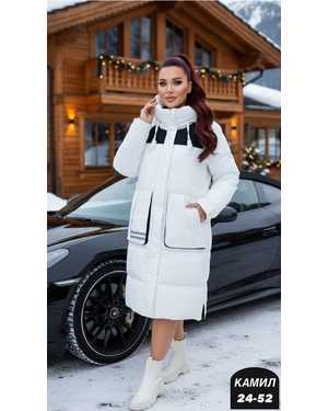 УТЕПЛЁННЫЙ КУРТКА ТКАНЬ ХОЛОФАЙБЕР