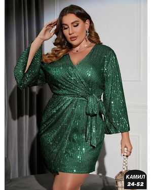 ПЛАТЬЕ ТКАНЬ БЛЕСТЯЩАЯ ТКАНЬ С ПАЙЕТКАМИ, МЯГКАЯ ПОДКЛАДКА