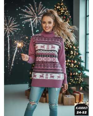 СВИТЕР ТКАНЬ ШЕРСТЯНЫЙ ТЁПЛЫЙ КАШЕМИР