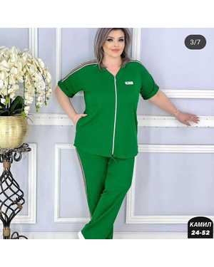 ЖЕНСКИЙ КОСТЮМ ДВОЙКА ТКАНЬ ДВУНИТКА