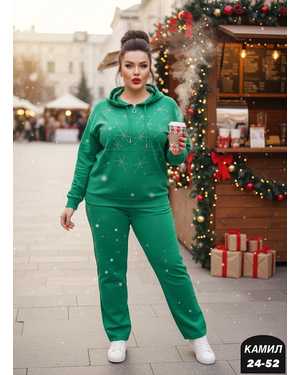 ЖЕНСКИЙ КОСТЮМ ДВОЙКА ТКАНЬ КАШЕМИР С СТРАЗАМИ