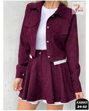 ЖЕНСКИЙ КОСТЮМ ТКАНЬ ВИЛЛИВЕТ