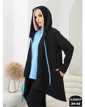 ЖЕНСКИЙ КОСТЮМ ТРОЙКА В РАЗМЕР ТКАНЬ ТРЕХНИТКА НА ФЛИСЕ