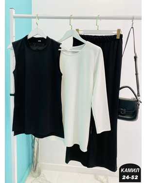 ЖЕНСКИЙ КОСТЮМ ТРОЙКА ТКАНЬ ТРИКОТАЖ