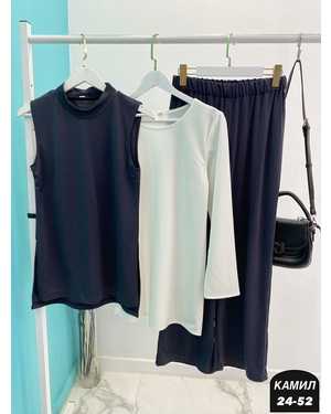 ЖЕНСКИЙ КОСТЮМ ТРОЙКА ТКАНЬ ТРИКОТАЖ