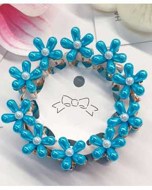 Набор металлических жемчужных крабиков для волос 10шт