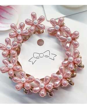 Набор металлических жемчужных крабиков для волос 10шт