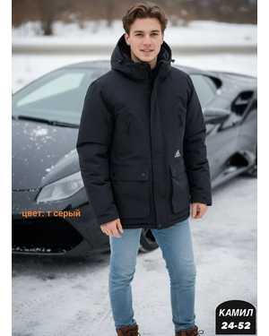 ЗИМНЯЯ КУРТКА ТКАНЬ НЕПРОМОКАЕМЫЙ, ХОЛОФАЙБЕР