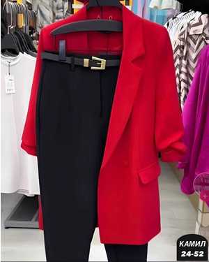 ЖЕНСКИЙ КОСТЮМ ДВОЙКА ТКАНЬ БАРБИ