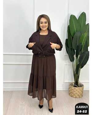 ТОП ТКАНЬ БАРБИ + ШИФОН С ПОДКЛАДКОЙ