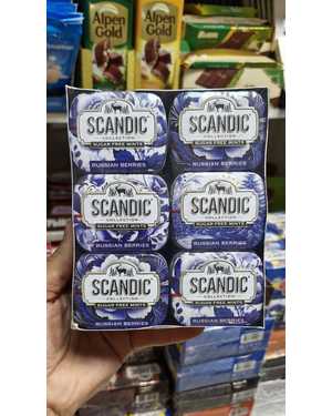 Конфеты Скандис: Scandic БЕЗ Сахара Блок 18шт