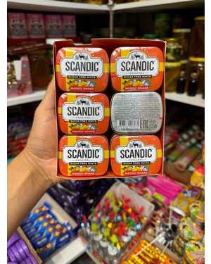Конфеты Скандис: Scandic БЕЗ Сахара Блок 18шт