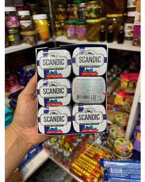 Конфеты Скандис: Scandic БЕЗ Сахара Блок 18шт