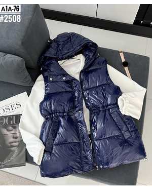 ЖИЛЕТКА ТКАНЬ ЛАКОВАЯ