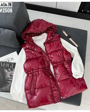 ЖИЛЕТКА ТКАНЬ ЛАКОВАЯ