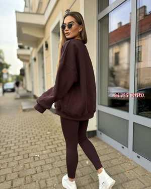 ЖЕНСКИЙ КОСТЮМ ТКАНЬ ТРЕХНИТКА НА ФЛИСЕ, КАШЕМИРОВАЯ ЛАПША