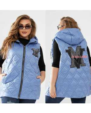 ЖИЛЕТКА ТКАНЬ ТКАНЬ С СИНТЕПОН С ПОДКЛАДКА