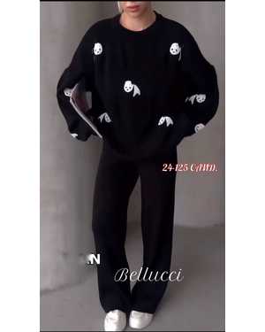 ЖЕНСКИЙ КОСТЮМ ТКАНЬ МАШИННАЯ ВЯЗКА