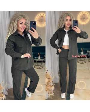 ЖЕНСКИЙ КОСТЮМ ДВОЙКА ТКАНЬ МИКРО ВЕЛЬВЕТ