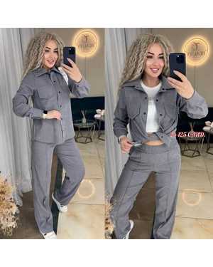 ЖЕНСКИЙ КОСТЮМ ДВОЙКА ТКАНЬ МИКРО ВЕЛЬВЕТ