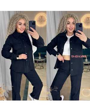 ЖЕНСКИЙ КОСТЮМ ДВОЙКА ТКАНЬ МИКРО ВЕЛЬВЕТ