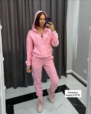 ЖЕНСКИЙ КОСТЮМ ДВОЙКА В РАЗМЕР ТКАНЬ ДВУХСТОРОНЫЙ ФЛИСС