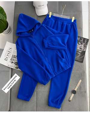 ЖЕНСКИЙ КОСТЮМ ДВОЙКА В РАЗМЕР ТКАНЬ ДВУХСТОРОНЫЙ ФЛИСС