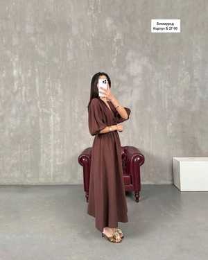 ПЛАТЬЕ В РАЗМЕР ТКАНЬ МУСЛИН (ХЛОПОК)