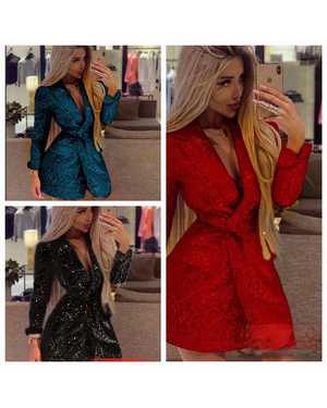 ПЛАТЬЕ-ПИДЖАК ТКАНЬ ПАЙЕТКИ НА БАРХАТЕ