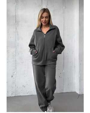 ЖЕНСКИЙ КОСТЮМ ДВОЙКА ТКАНЬ ФЛИС ДВУХСТОРОННИЙ