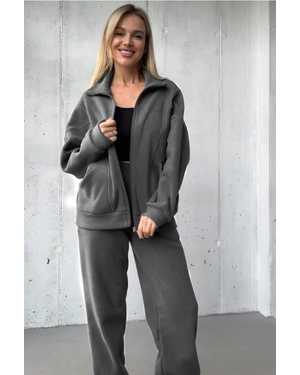 ЖЕНСКИЙ КОСТЮМ ДВОЙКА ТКАНЬ ФЛИС ДВУХСТОРОННИЙ