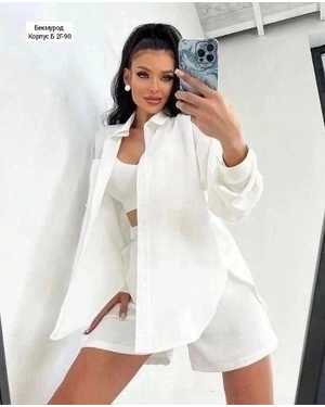 ЖЕНСКИЙ КОСТЮМ ДВОЙКА ТКАНЬ СИНГАПУР