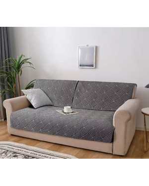 Распродажа. Дивандек на сидячую часть дивана и кресел на прорезиненной основе Верх ткани хлопковый велюр Размер дивана: 90-210 см Размер кресел: 90-160 см (2шт)