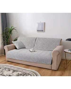 Распродажа. Дивандек на сидячую часть дивана и кресел на прорезиненной основе Верх ткани хлопковый велюр Размер дивана: 90-210 см Размер кресел: 90-160 см (2шт)