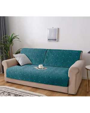 Распродажа. Дивандек на сидячую часть дивана и кресел на прорезиненной основе Верх ткани хлопковый велюр Размер дивана: 90-210 см Размер кресел: 90-160 см (2шт)