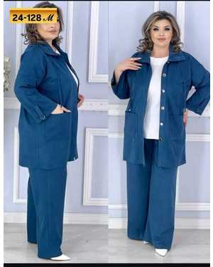 ЖЕНСКИЙ КОСТЮМ ДВОЙКА ТКАНЬ ВЕЛЬВЕТ