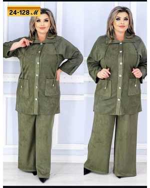 ЖЕНСКИЙ КОСТЮМ ДВОЙКА ТКАНЬ ВЕЛЬВЕТ