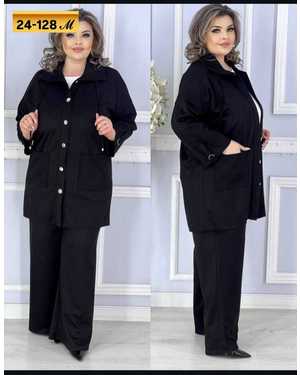 ЖЕНСКИЙ КОСТЮМ ДВОЙКА ТКАНЬ ВЕЛЬВЕТ