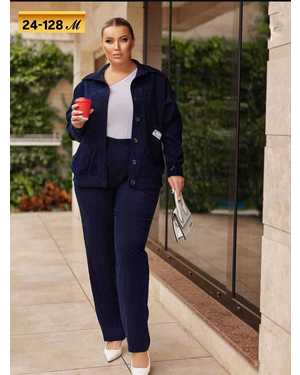 ЖЕНСКИЙ КОСТЮМ ДВОЙКА ТКАНЬ МИКРО ВЕЛЬВЕТ