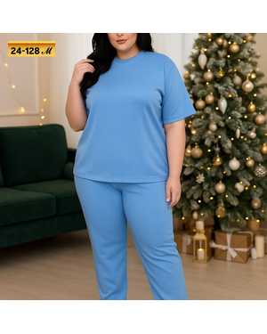 ЖЕНСКИЙ КОСТЮМ ДВОЙКА ТКАНЬ ЛАПША