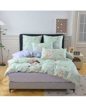 Комплект постельного белья Brand: «Alanna»; Материал: Сатин Простыня на резинке по кругу Высота борта: +25 см(возможно замена на похожее)