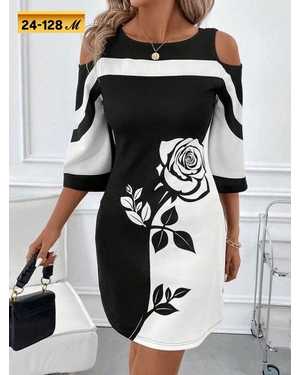 ПЛАТЬЕ ТКАНЬ КРЕПУН, СУБЛИМАЦИЯ