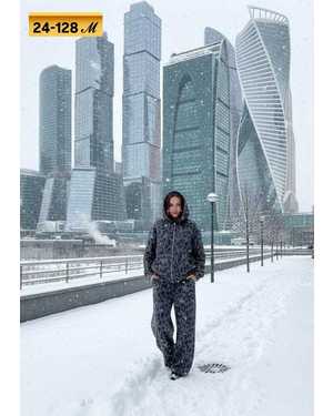 ЖЕНСКИЙ КОСТЮМ ДВОЙКА ТКАНЬ ФЛИС С НАЧЁСОМ