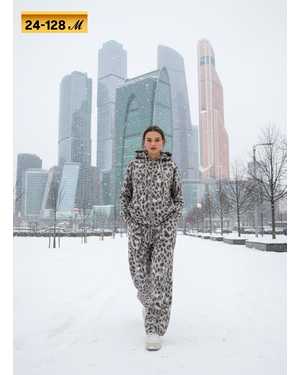 ЖЕНСКИЙ КОСТЮМ ДВОЙКА ТКАНЬ ФЛИС С НАЧЁСОМ