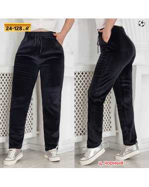 ШТАНЫ ТКАНЬ ВЕЛЮР С МЕХОМ