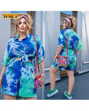 ЖЕНСКИЙ КОСТЮМ ДВОЙКА ТКАНЬ БЕНГАЛИН С СУБЛИМАЦИЕЙ