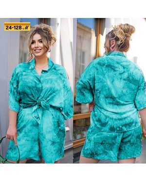 ЖЕНСКИЙ КОСТЮМ ДВОЙКА ТКАНЬ БЕНГАЛИН С СУБЛИМАЦИЕЙ