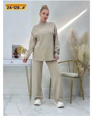 ЖЕНСКИЙ КОСТЮМ ТКАНЬ ТРОЁ НИТКА С НАЧЁСОМ