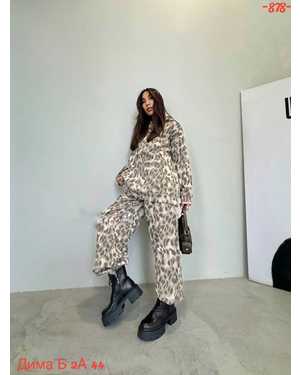 ЖЕНСКИЙ КОСТЮМ ТКАНЬ МЕХ